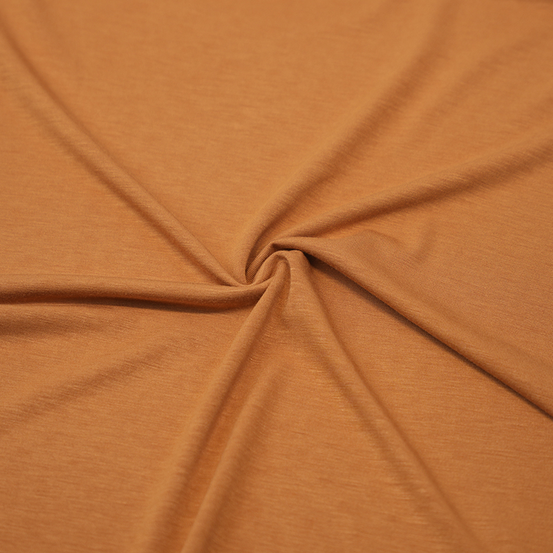 Bambus viskose/polyester stretch trøje stof