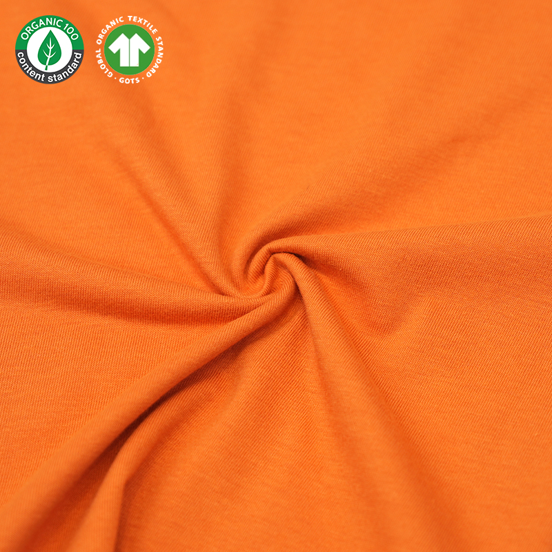 Bambus viskose/organisk bomuldstrøje t-shirt stof
